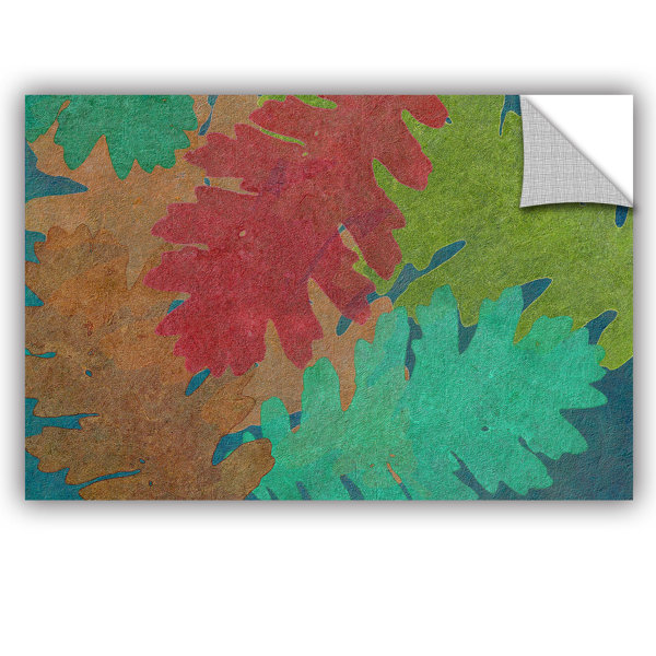 Millwood Pines Galesburg Oak Leaves Wall Decal Wayfair